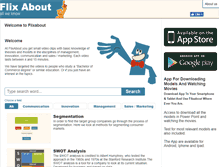 Tablet Screenshot of flixabout.com